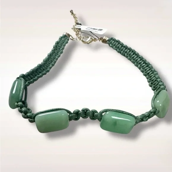 Free People Sweet Carolina Choker Necklace/Jade - Picture 16 of 16